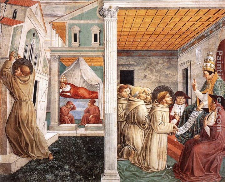 Scenes from the Life of St Francis (Scene 5, north wall) painting - Benozzo di Lese di Sandro Gozzoli Scenes from the Life of St Francis (Scene 5, north wall) art painting
